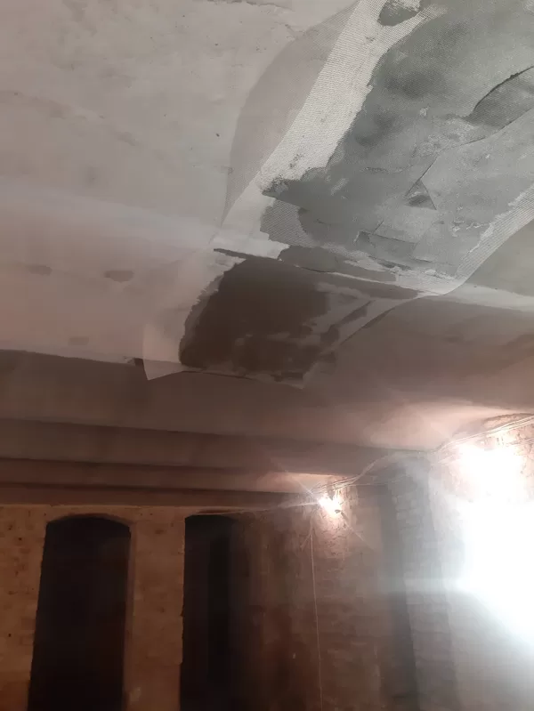 Pagraba griestu un sienas špaktelēšana un krāsošana